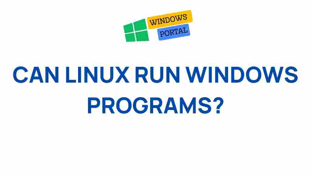 can-linux-run-windows-programs