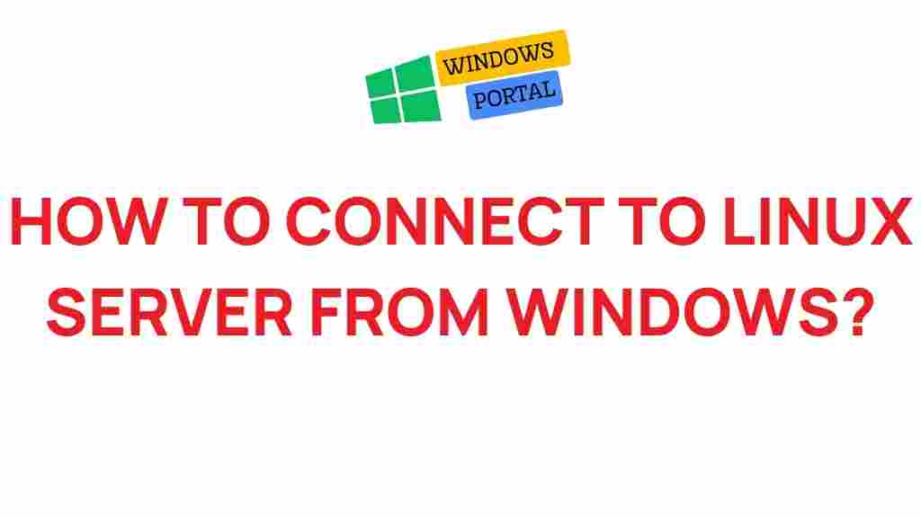 connect-linux-server-windows