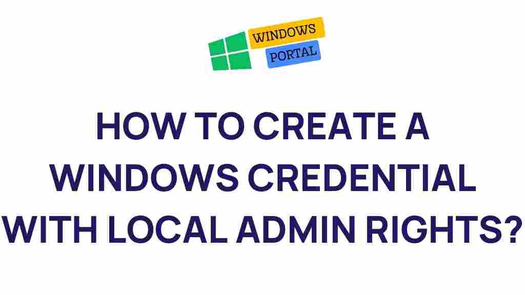 windows-credentials-local-admin-rights