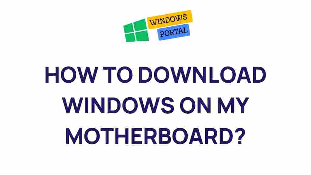 install-windows-on-motherboard