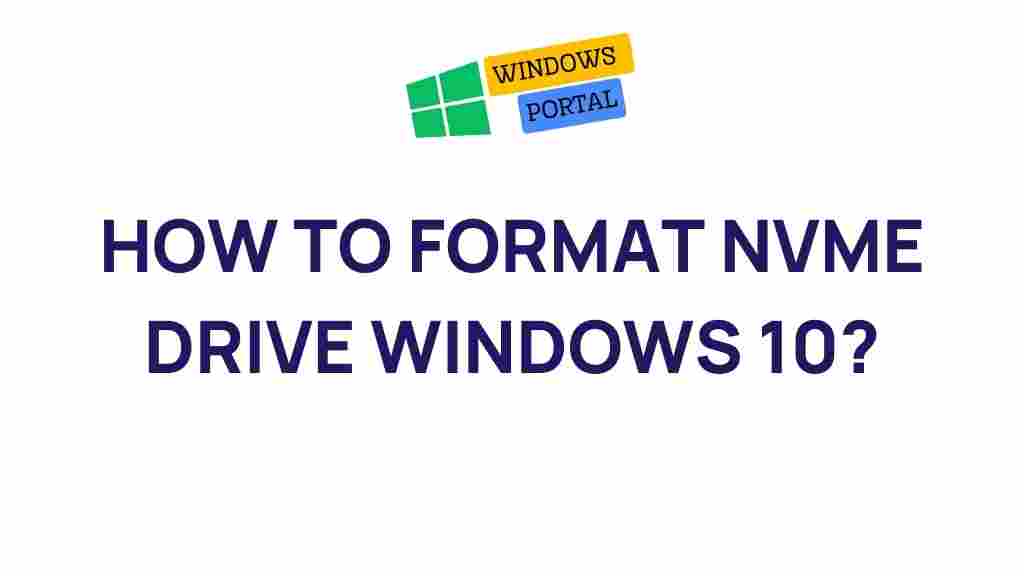 format-nvme-drive-windows-10