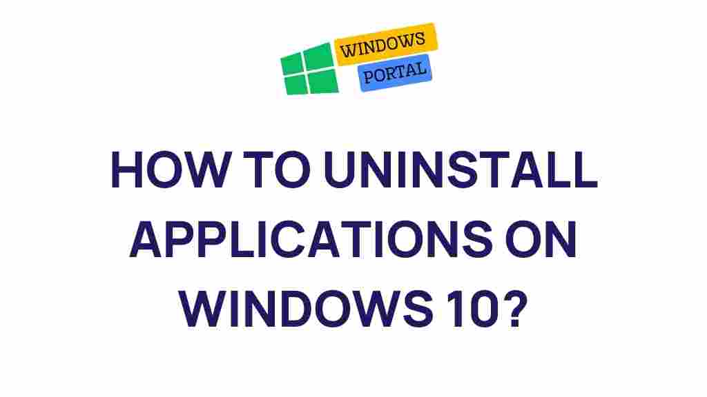 windows-10-application-uninstallation