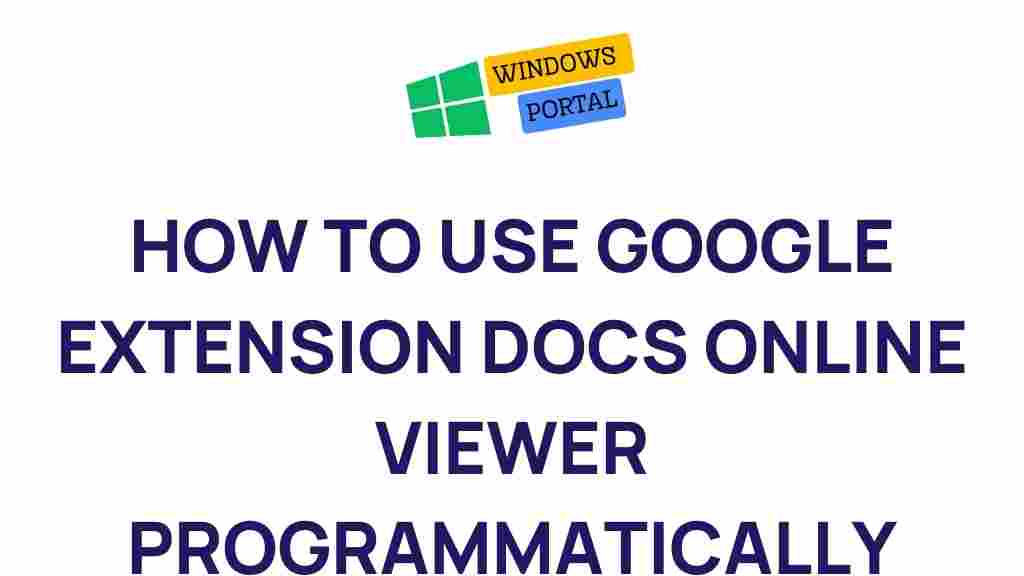 google-extension-docs-online-viewer-windows