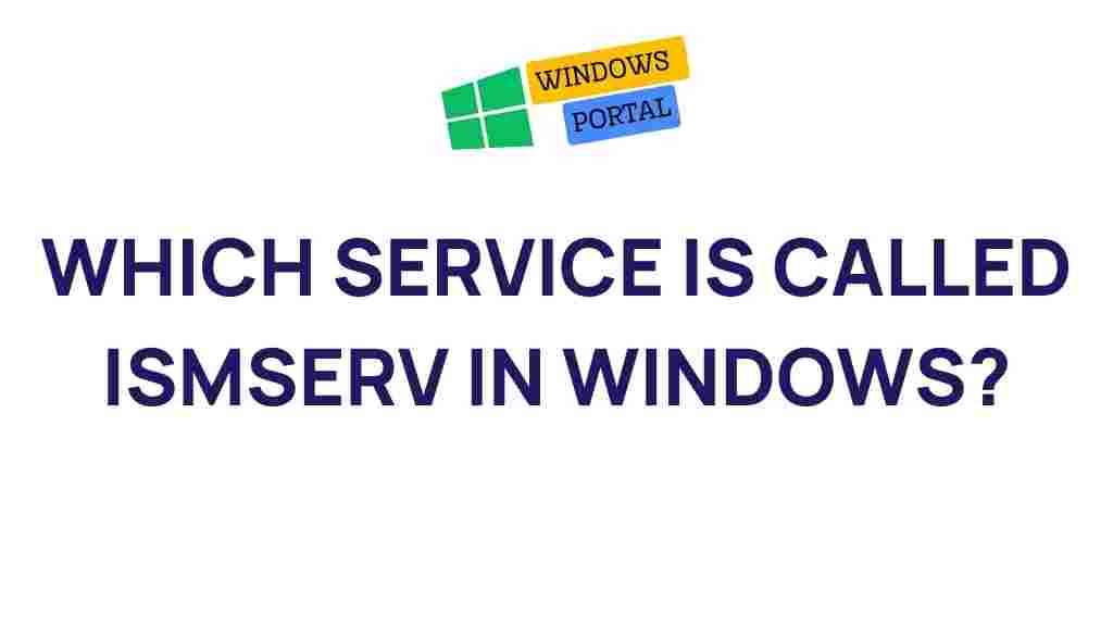 ismserv-windows-service